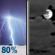 Tuesday Night: Showers And Thunderstorms then Mostly Cloudy